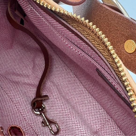 Dooney & Bourke 1975 Anniversary Collection Small East West Hobo Handbag Taupe - Picture 10 of 13